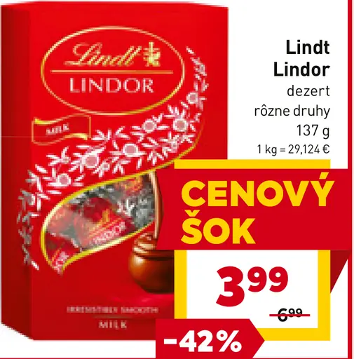Lindt Lindor dezert