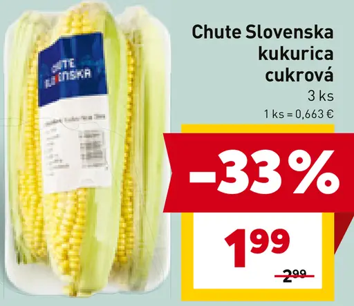 Chute Slovenska kukurica cukrová