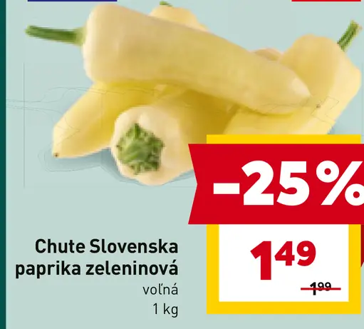 Chute Slovenska paprika zeleninová