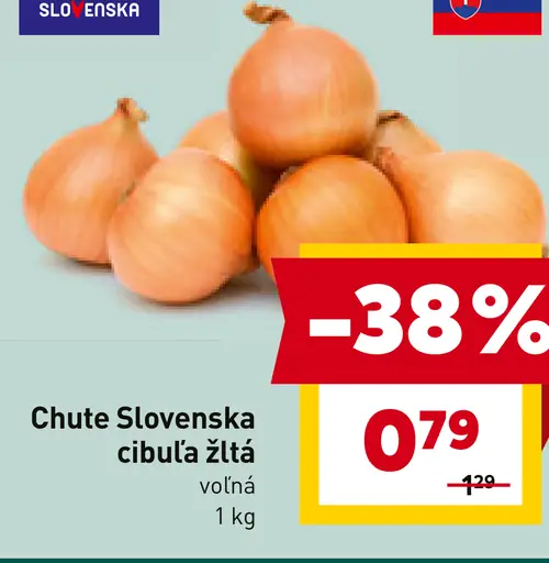 Chute Slovenska cibuľa žltá