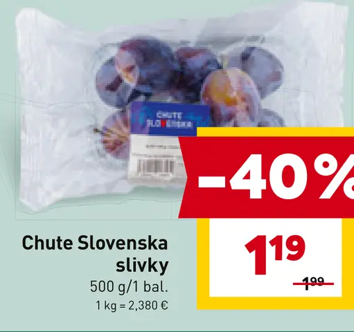 Chute Slovenska slivky