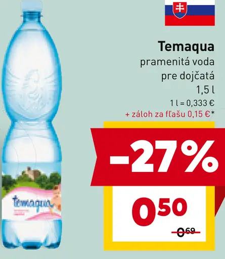Tomaqua pramenitá voda
