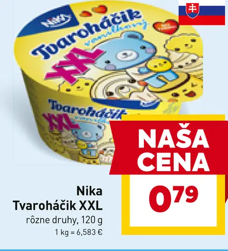 Nika Tvarohočník XXL