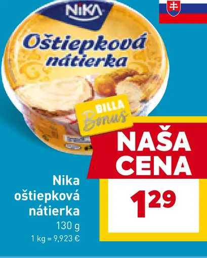 Nika oštiepková nátierka