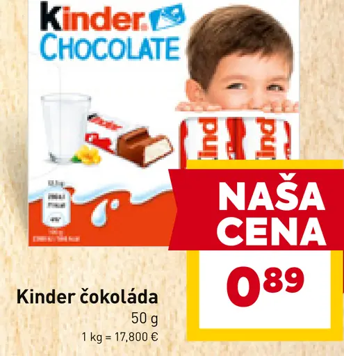 Kinder čokoláda