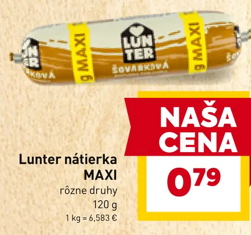 Lunter nátierka MAXI