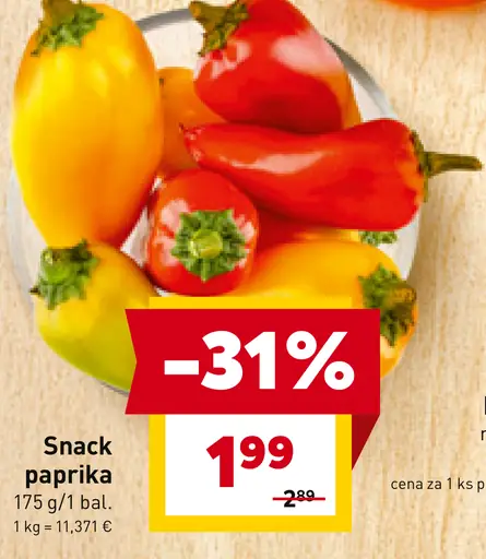 Snack paprika