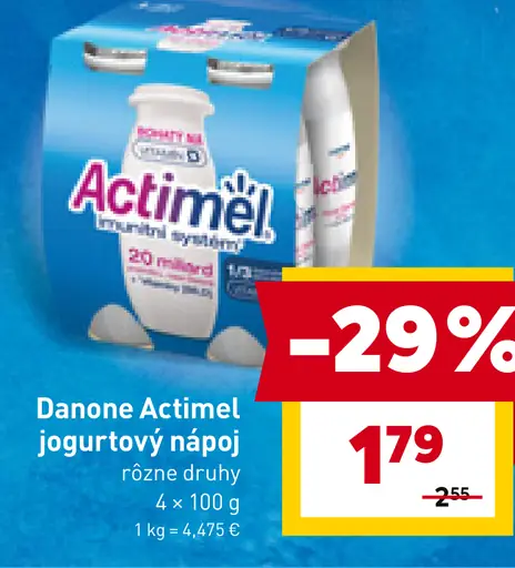 Danone Actimel jogurtový nápoj