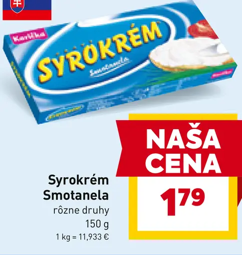 Syrokrém Smotanela
