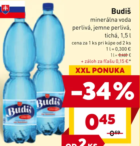 Budiš minerálna voda
