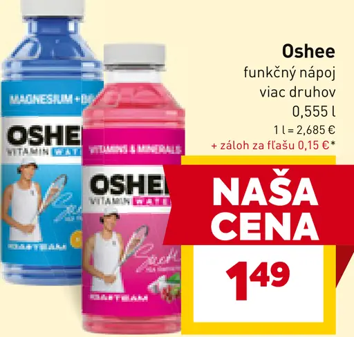 Oshee funkčný nápoj