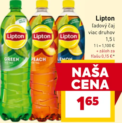 Lipton Ice Tea ľadový čaj s príchuťou broskyne