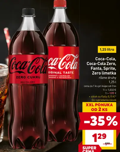 Coca-Cola, Coca-Cola Zero, Sprite, Fanta