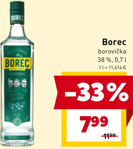 Borec borovička