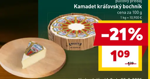Kamadet kráľovský bochník syr
