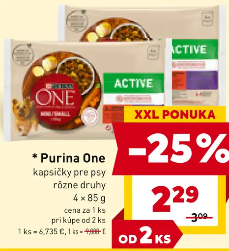Purina One kapsičky pre psy