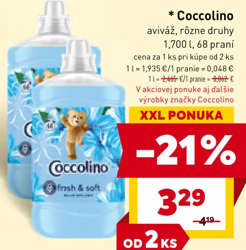 Coccolino aviváž