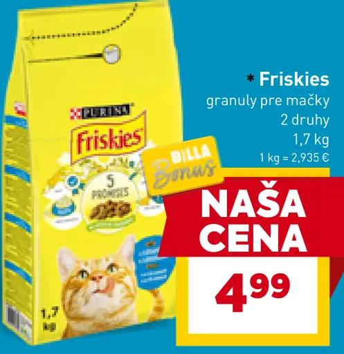 Friskies granuly pre mačky