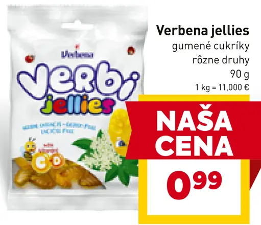 Verbena jellies
