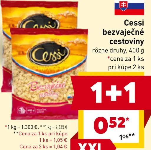 Cessi bezvaječné cestoviny