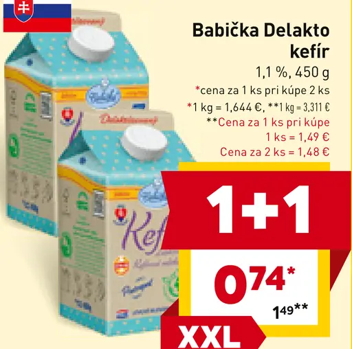 Babička Delaktó kefír