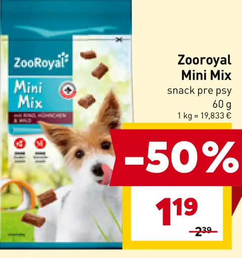 Zooroyal Mini Mix snack pre psy