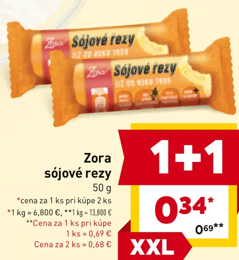 Zora sójové rezy