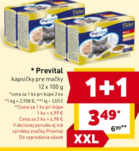 PreVital kapsičky pre mačky