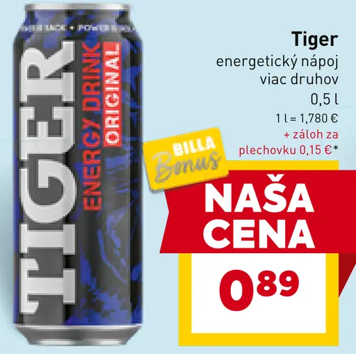 Tiger Energetický nápoj
