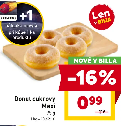 Donut cukrový