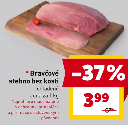 Bravčové karé bez kosti chladené