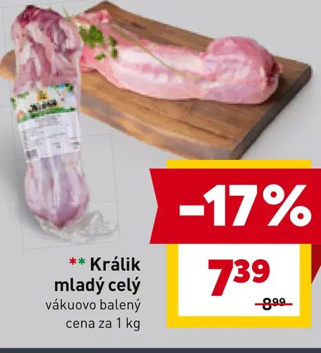 Králik mladý celý