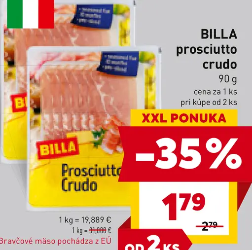 BILLA Prosciutto crudo