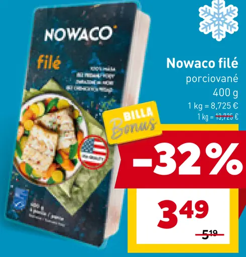 Nowaco Obalované filé