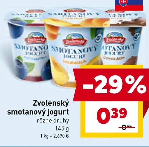 Zvolenský smotanový jogurt