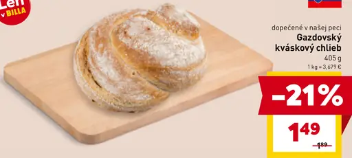 Gazdovský kváskový chlieb