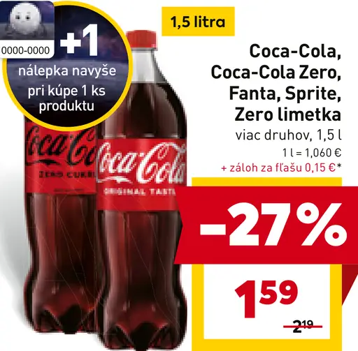 Coca-Cola, Coca-Cola Zero, Sprite, Fanta