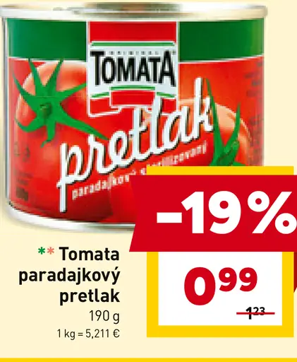 TOMATA Paradajkový pretlak