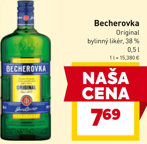 Becherovka Original bylinný likér
