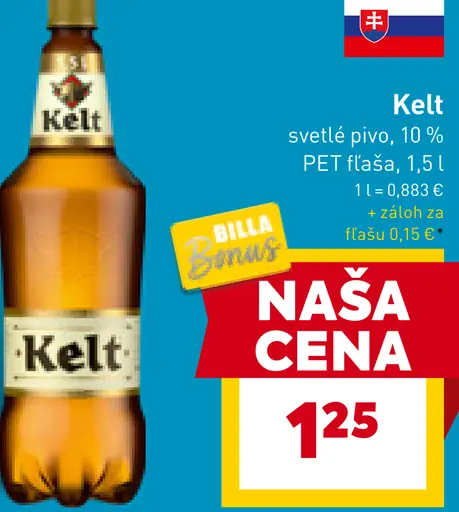 Kelt svetlé pivo