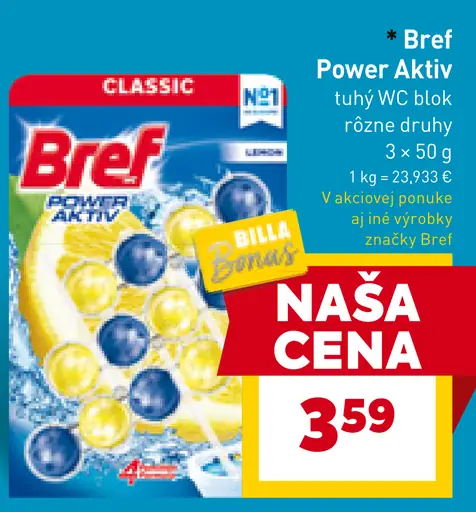 Bref Power Aktiv WC blok