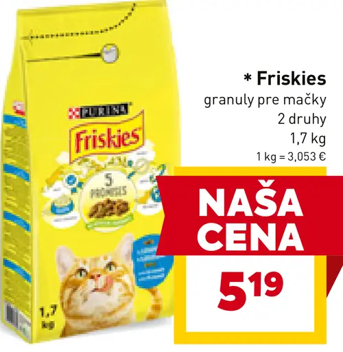 Friskies granuly pre mačky