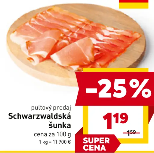 Schwarzwaldská šunka