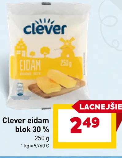 Clever Eidam blok 30%