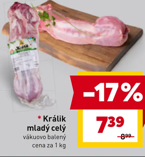 Králik mladý celý