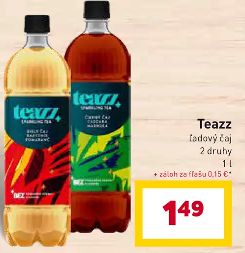 Teazz ľadový čaj 2 druhy