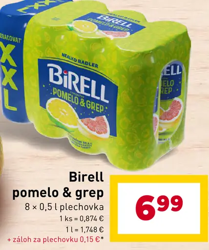 Birell pomelo & grep