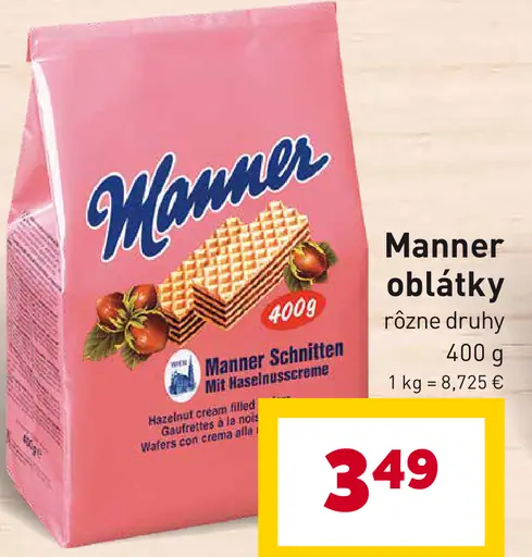 Manner oblátky