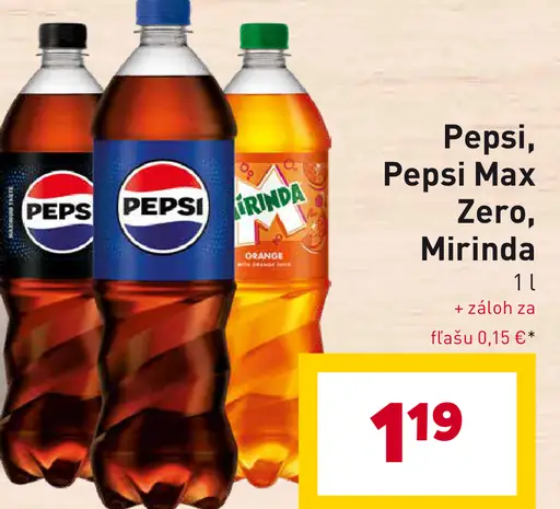 Pepsi, Pepsi Max Zero, Mirinda