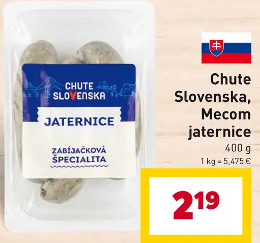 Chute Slovenska jaternice